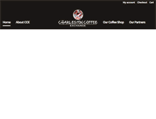 Tablet Screenshot of charlestoncoffeeexchange.com